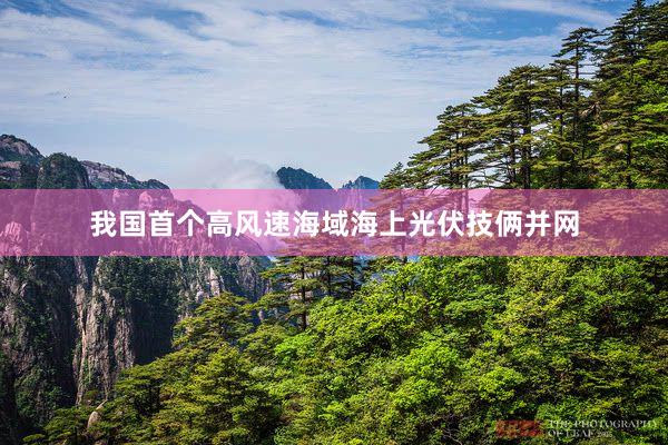 我国首个高风速海域海上光伏技俩并网