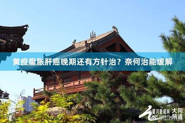 黄疸腹胀肝癌晚期还有方针治？奈何治能缓解